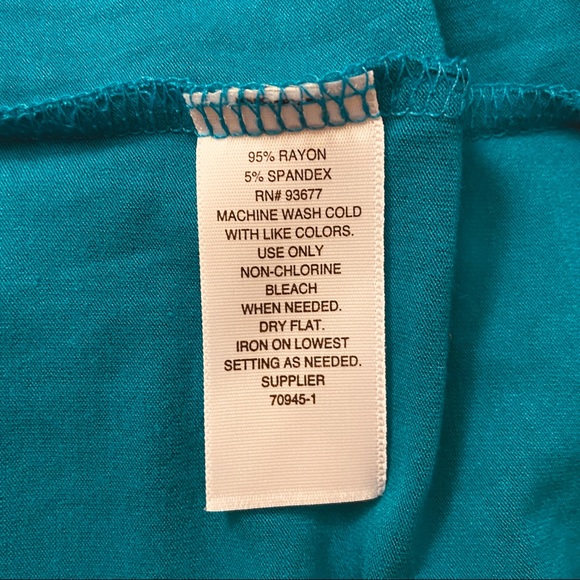 5/$15 💥 Boutique Tunic Top Blouse Rayon Spandex Stretch Comfort Spring Summer - Picture 9 of 10